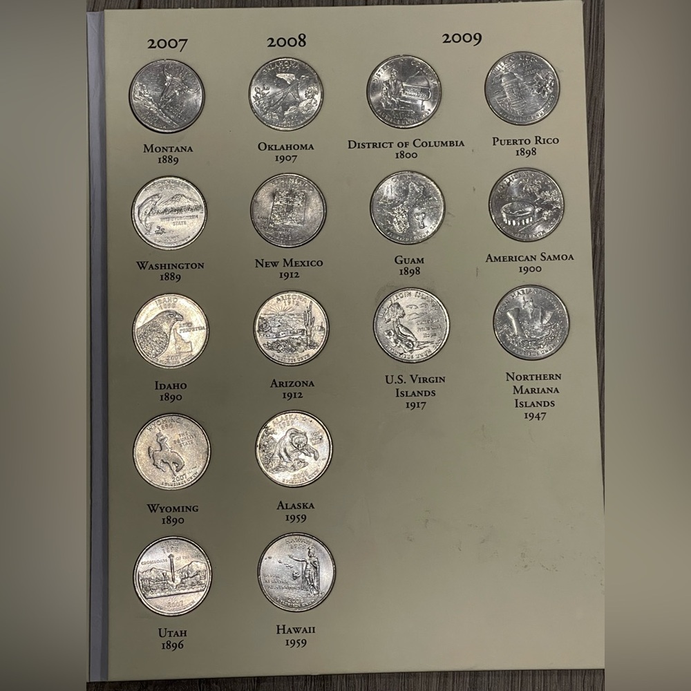 Fifty State Quarters Collection Book - Picture 7 of 7